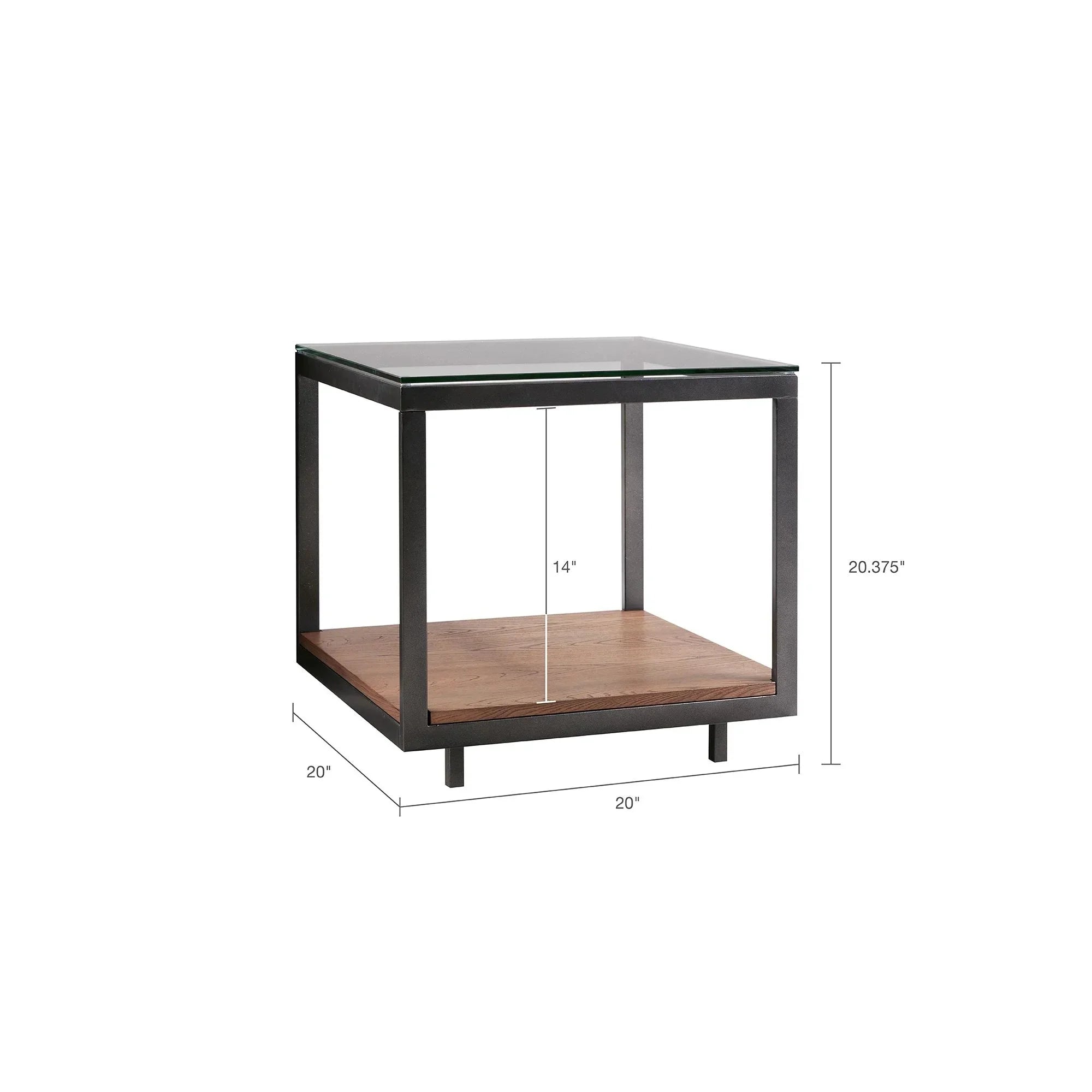 Madison Park Leo Iron/ MDF End Table - myhomestore.com.pk