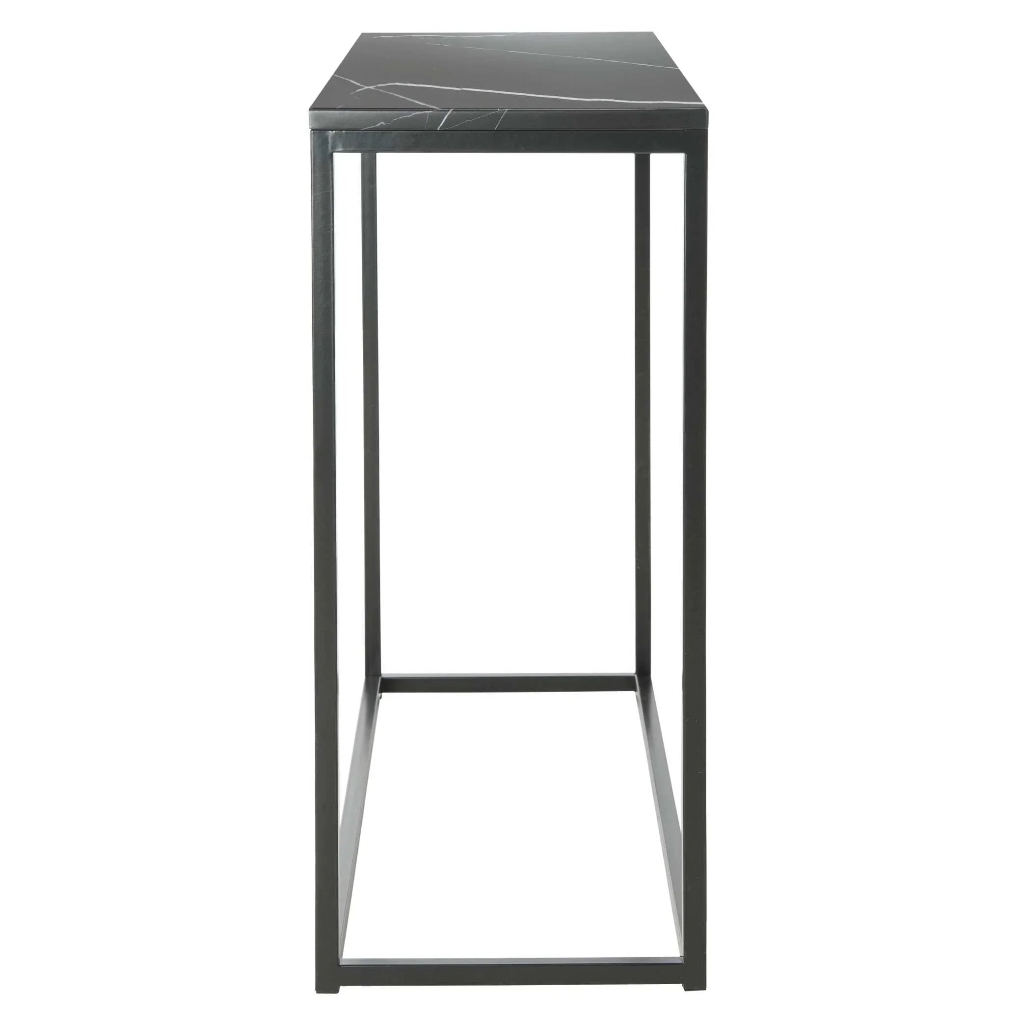 Baize Black Console Table - myhomestore.com.pk