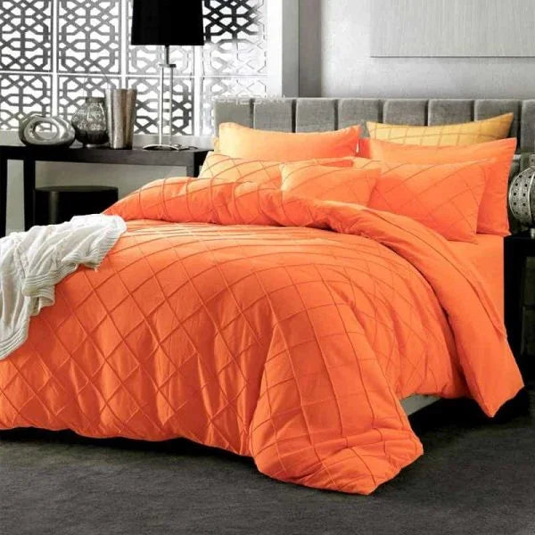 Pinch Pleat Duvet Set - myhomestore.com.pk