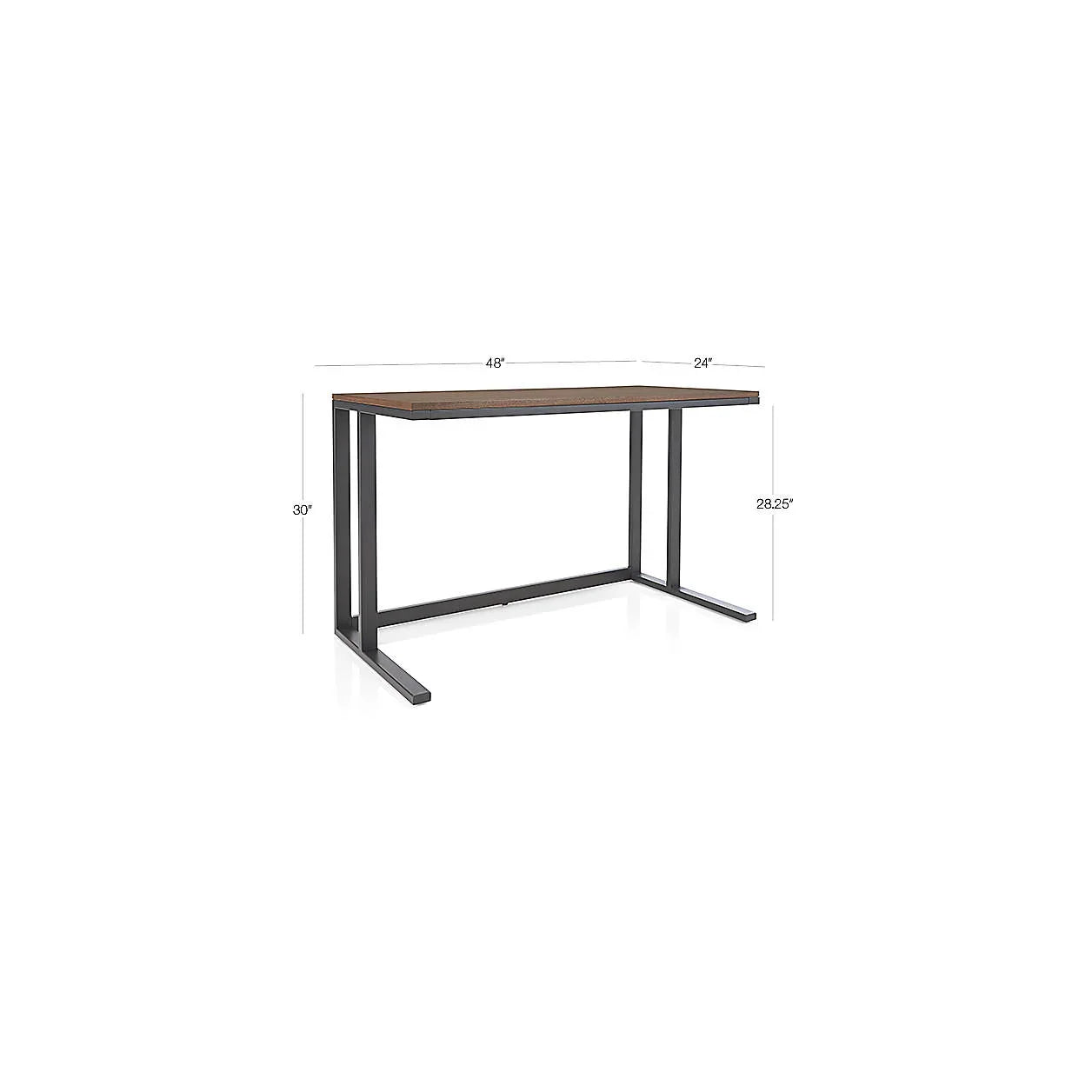 Pilsen Graphite Office Table - myhomestore.com.pk