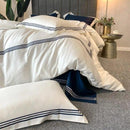 New Embroidered Luxury Baratta Stitch Tetra Line Duvet Set - myhomestore.com.pk