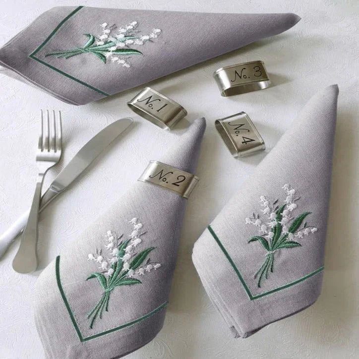 Grey Napkins (Pack of 6) - myhomestore.com.pk