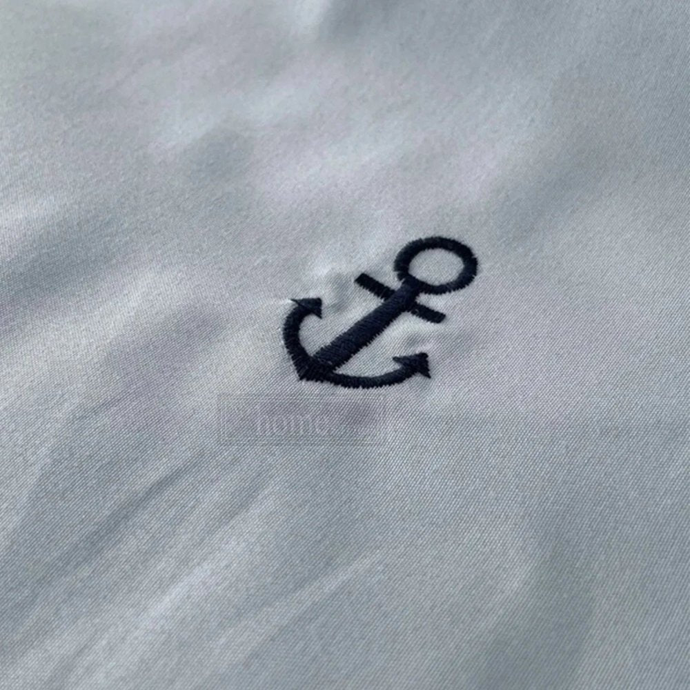 Anchor Embroidered Duvet Cover Set - myhomestore.com.pk