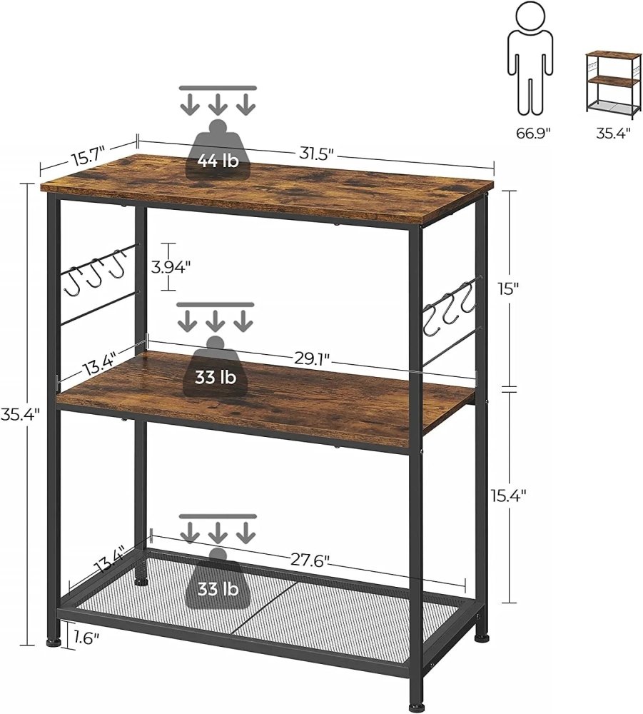 Baker’s Rack, Kitchen Shelf, Kitchen Island - myhomestore.com.pk