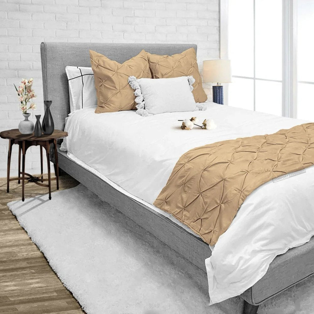 Bed Runner With Two Cushions - myhomestore.com.pk