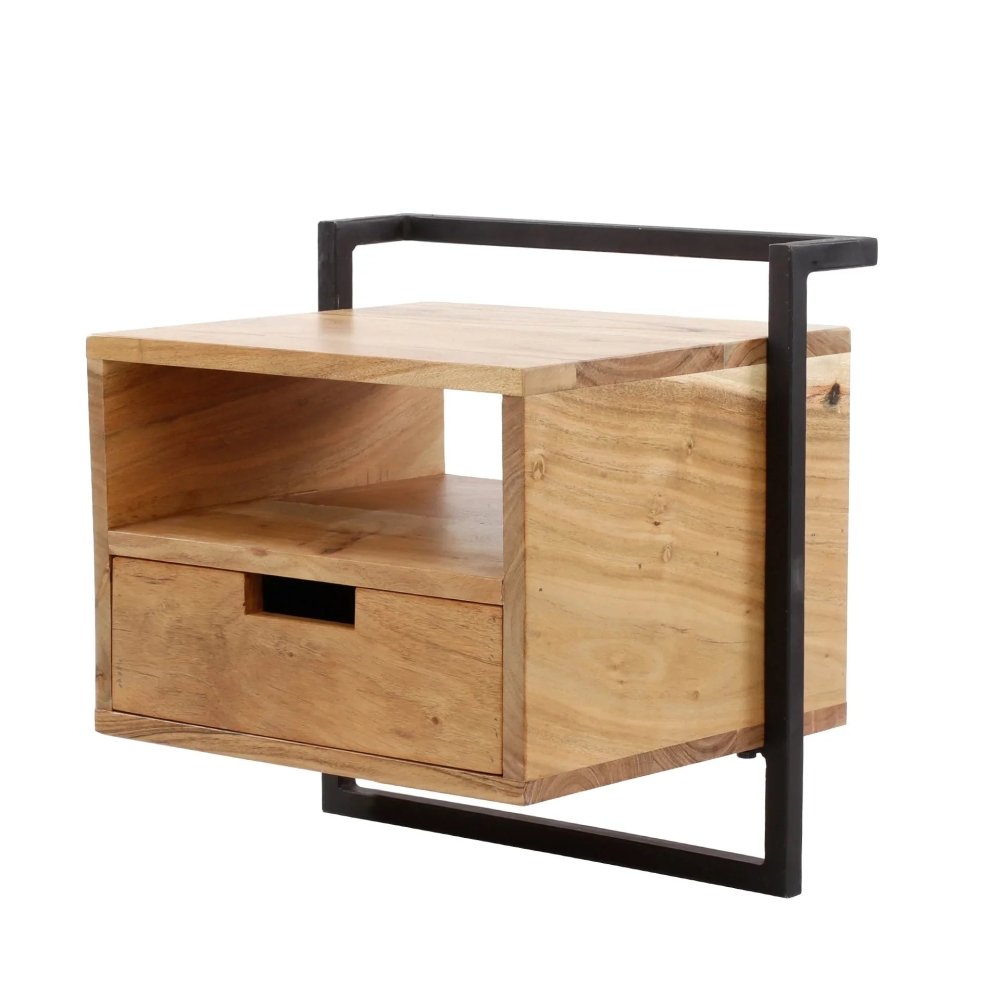 Bedside table with 1 open compartment Side Table - myhomestore.com.pk