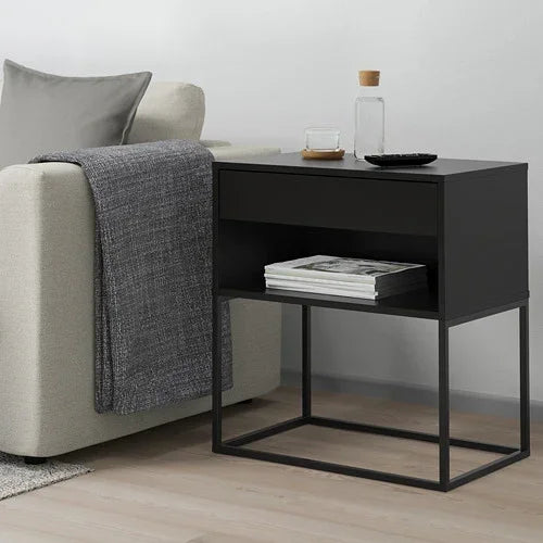 Black Bedside Table - myhomestore.com.pk