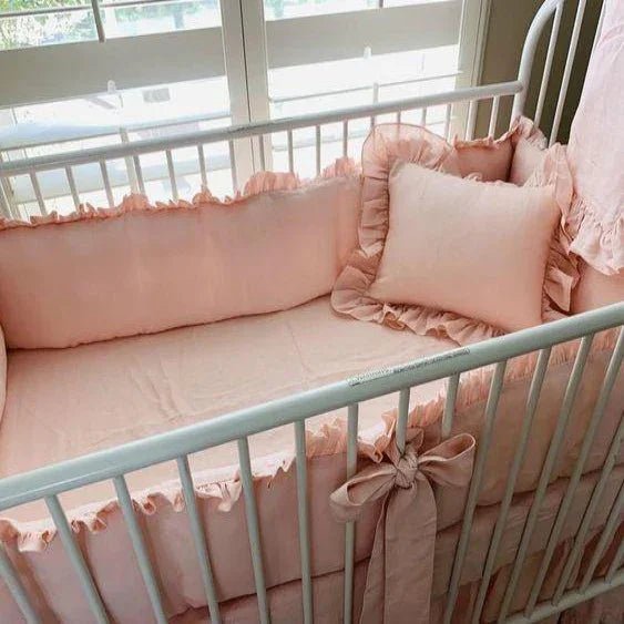 Bloom Plain Pink Baby Cot Set - myhomestore.com.pk