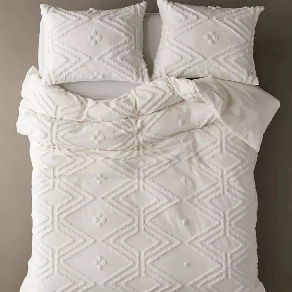 Bohemian Tufted Duvet Cover Set - myhomestore.com.pk