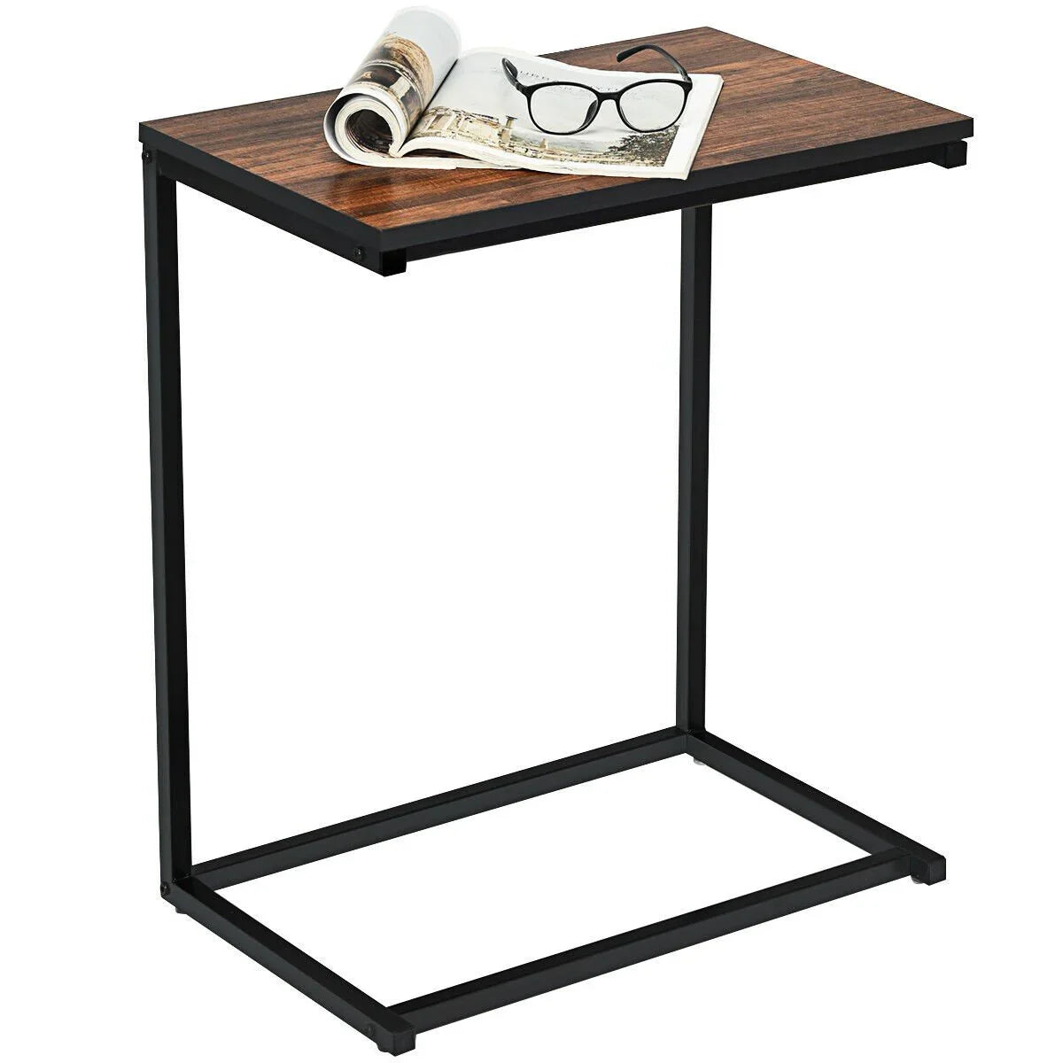 Industrial Styled C Shaped Side End Table - myhomestore.com.pk