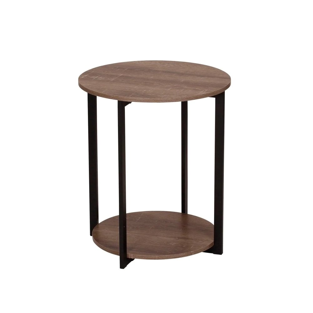 Carbon Loft Mullis Round Double Tier End Table - myhomestore.com.pk