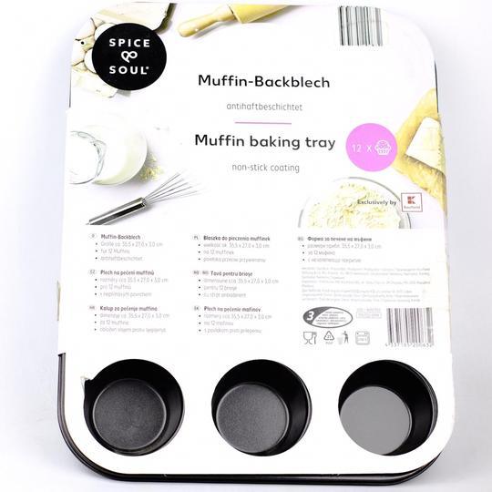 Cup cake And Muffin Non - stick Baking Tray - myhomestore.com.pk