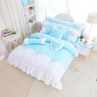 Luxury Elegant Bridal Bedding Duvet Set with Filling - myhomestore.com.pk