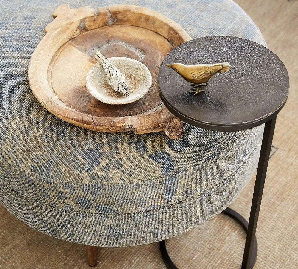 Duke Round Metal Accent Table - myhomestore.com.pk