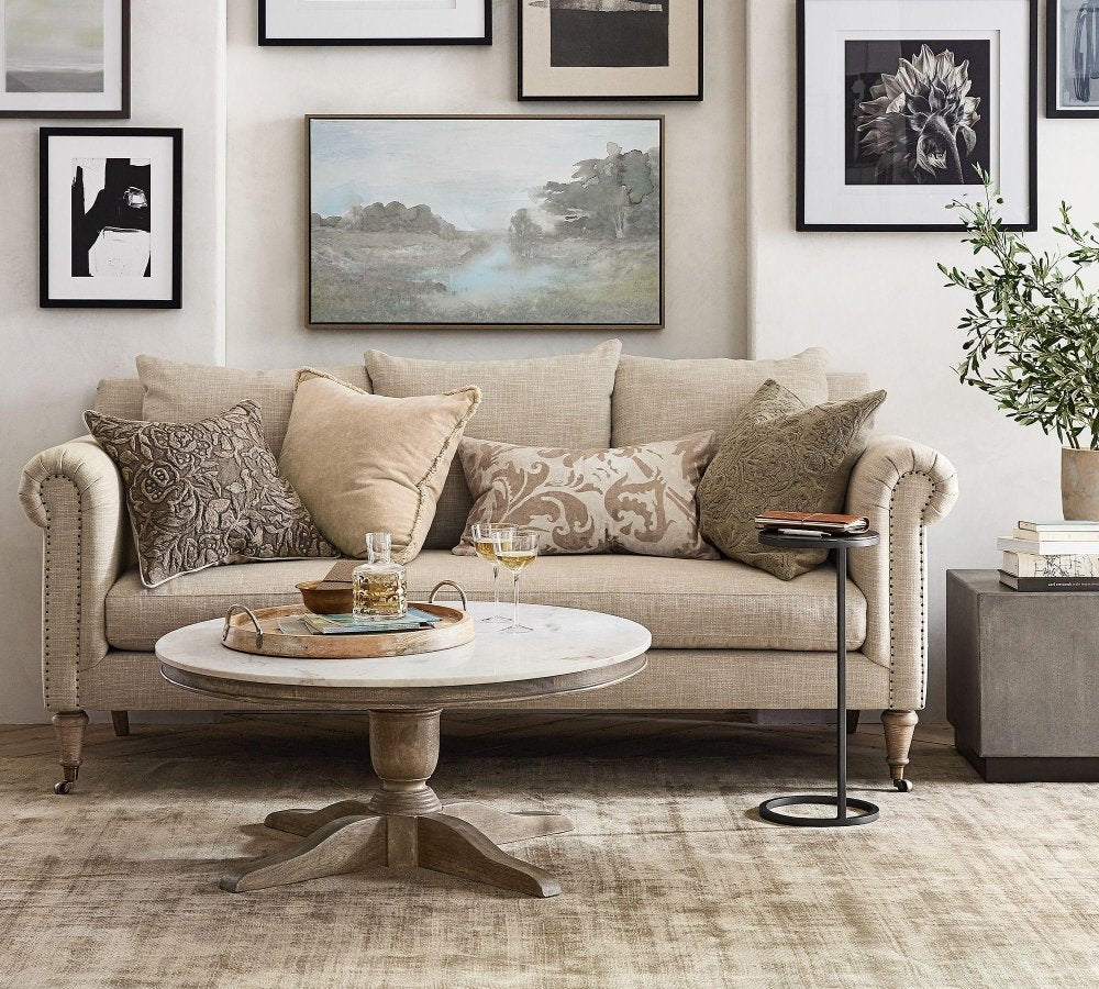 Duke Round Metal Accent Table - myhomestore.com.pk