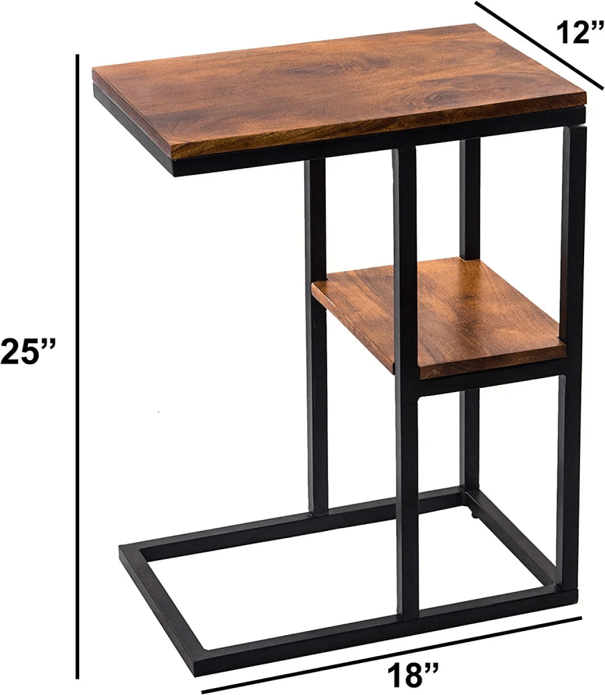 E Shaped Side Table - myhomestore.com.pk