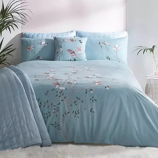 New Luxury Perry Gardian Embroidery Duvet Set - myhomestore.com.pk