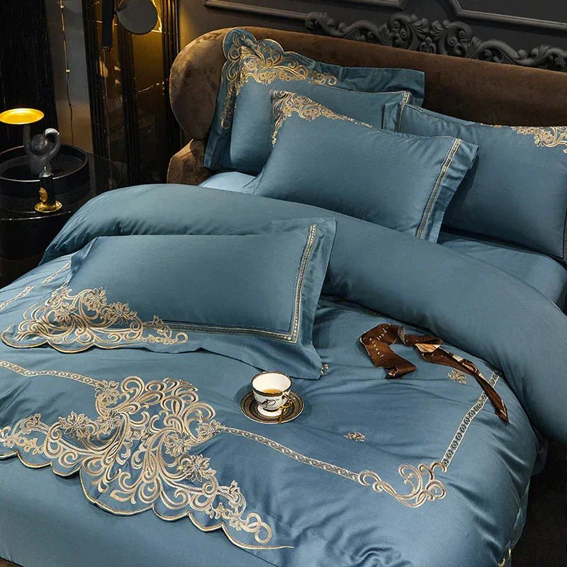 Elegant Embroidery Duvet Set - myhomestore.com.pk