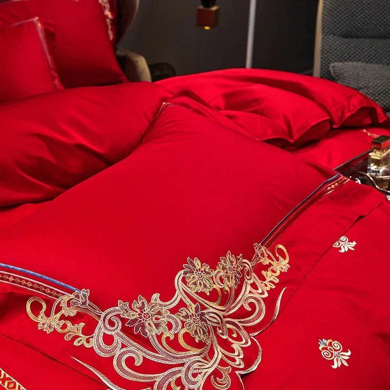Elegant Embroidery Duvet Set - myhomestore.com.pk