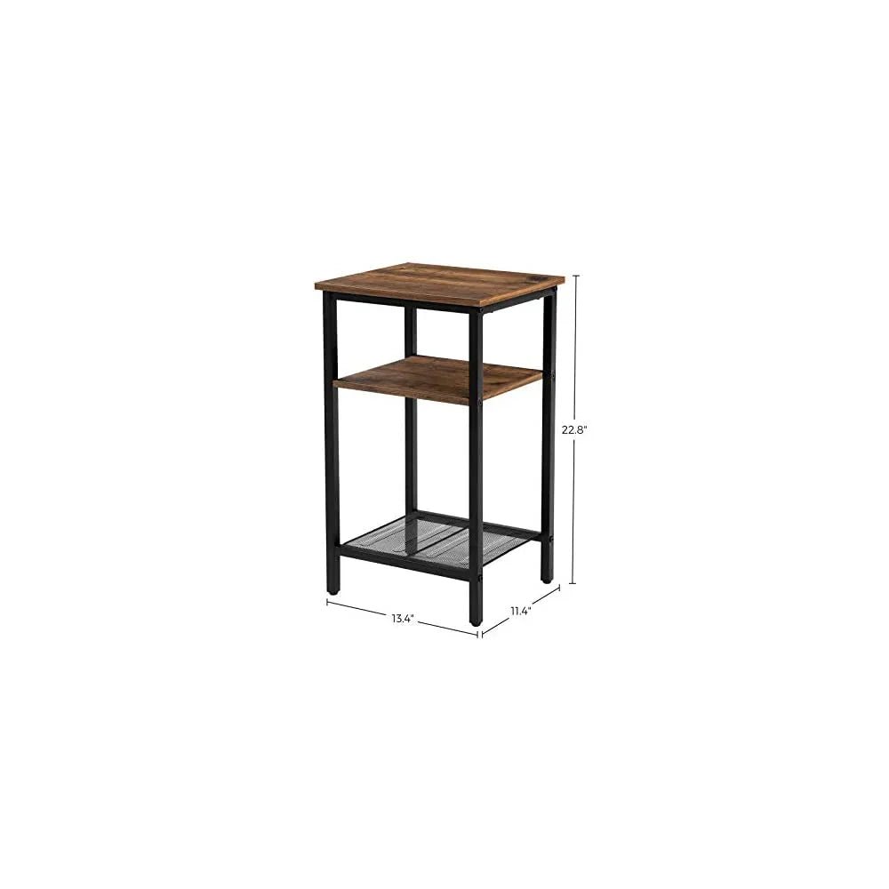 End Table, Telephone Table with 3 Shelves - myhomestore.com.pk