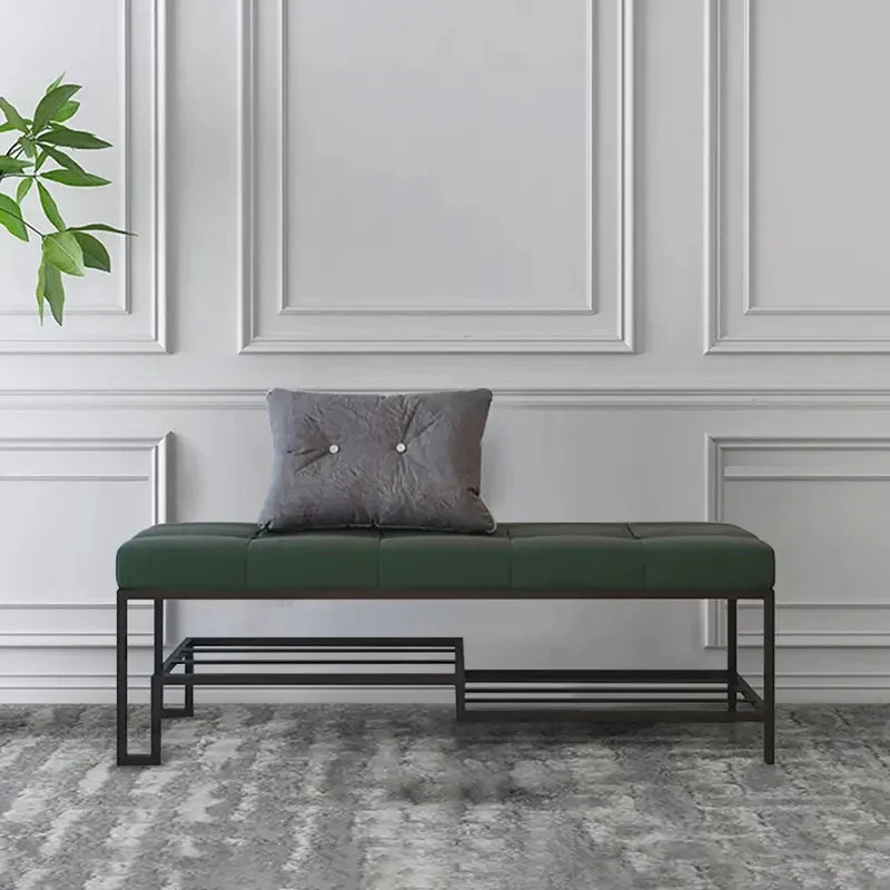 Hallway Upholstered Bench with Shoe Storage - myhomestore.com.pk
