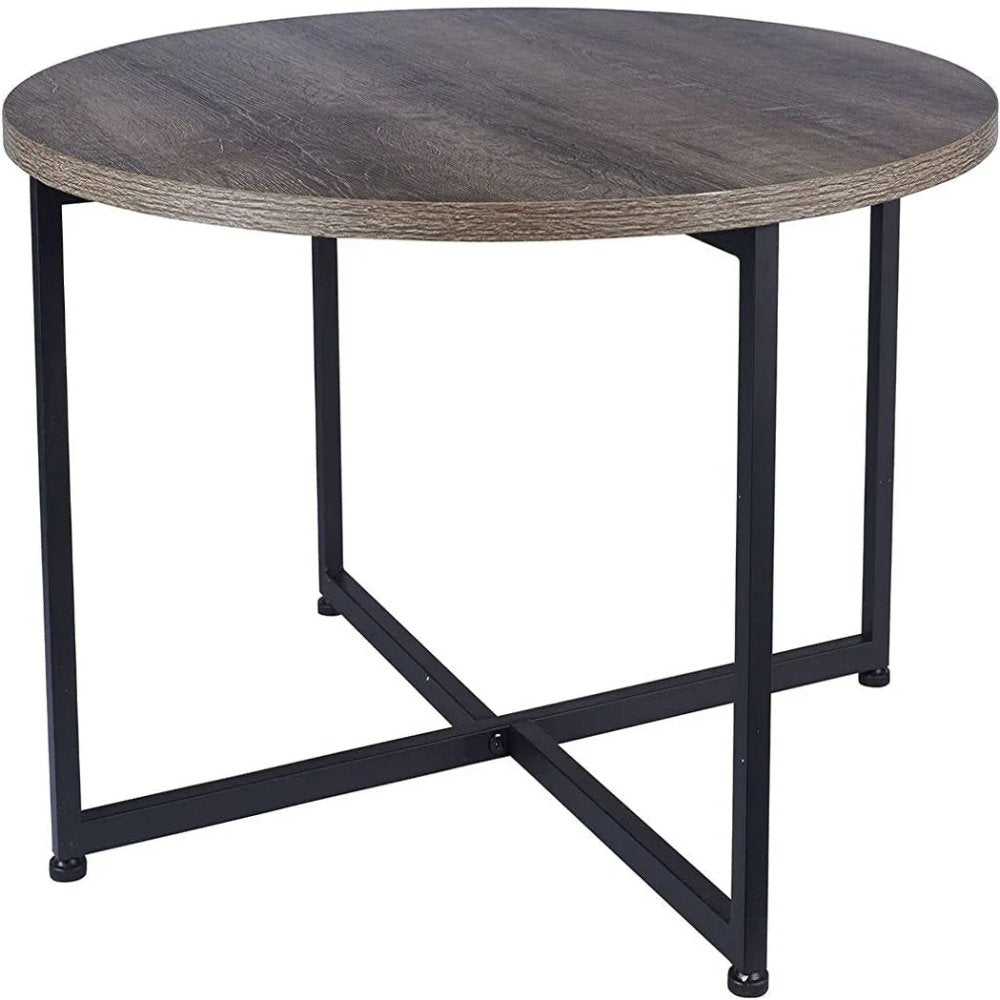 Household Essentials Mid - Century Round Coffee Table - myhomestore.com.pk