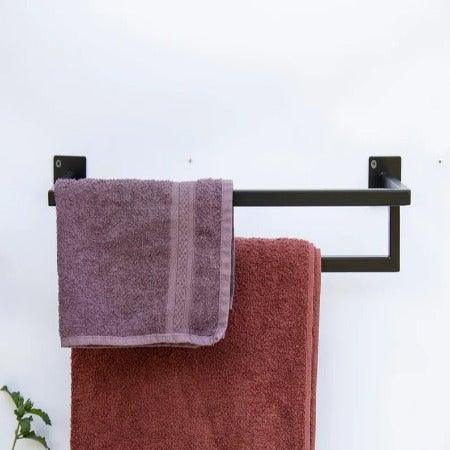 Industrial metal tower rail Towel holder Wall mount towel holder rack - myhomestore.com.pk