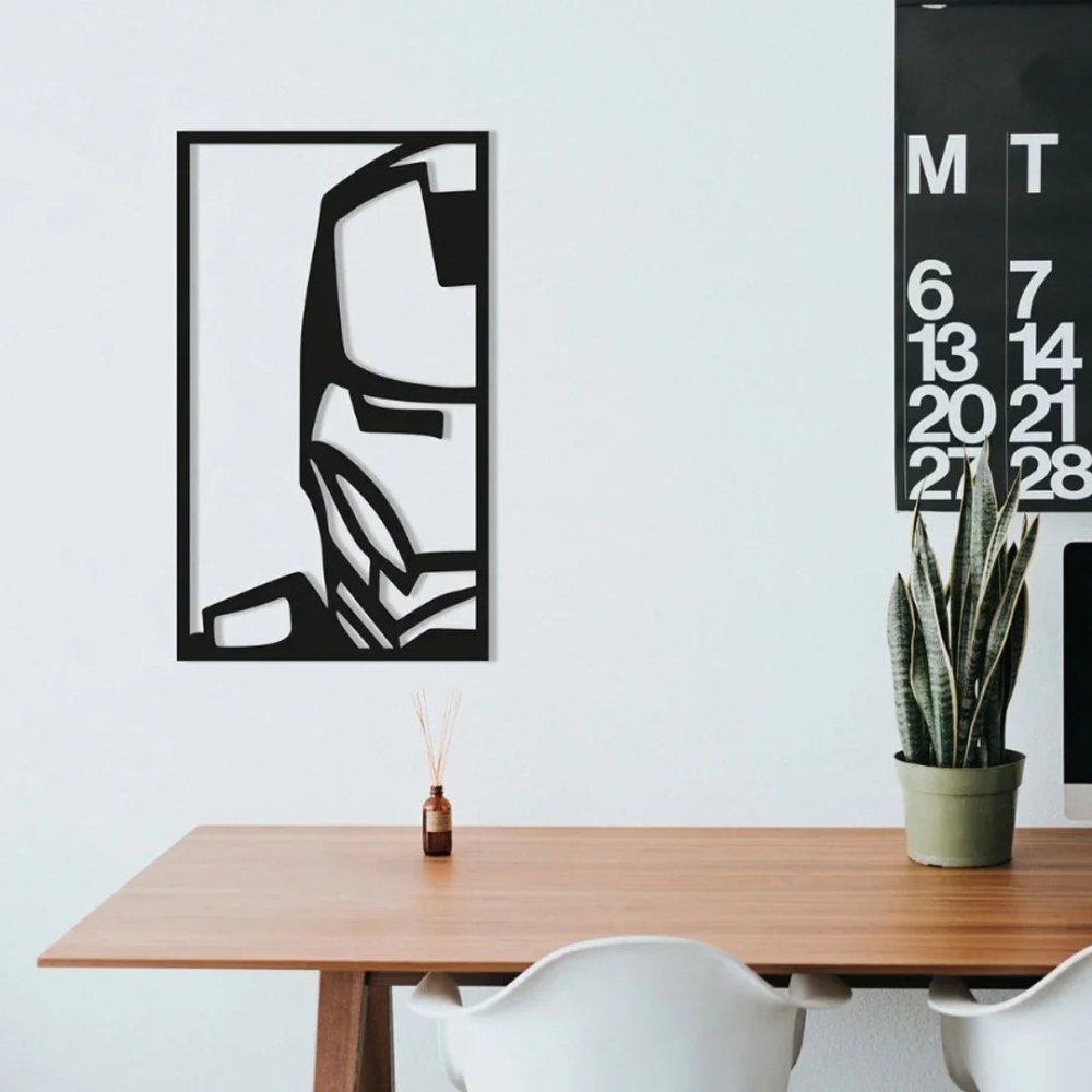 Iron Man Metal Wall Decor - myhomestore.com.pk