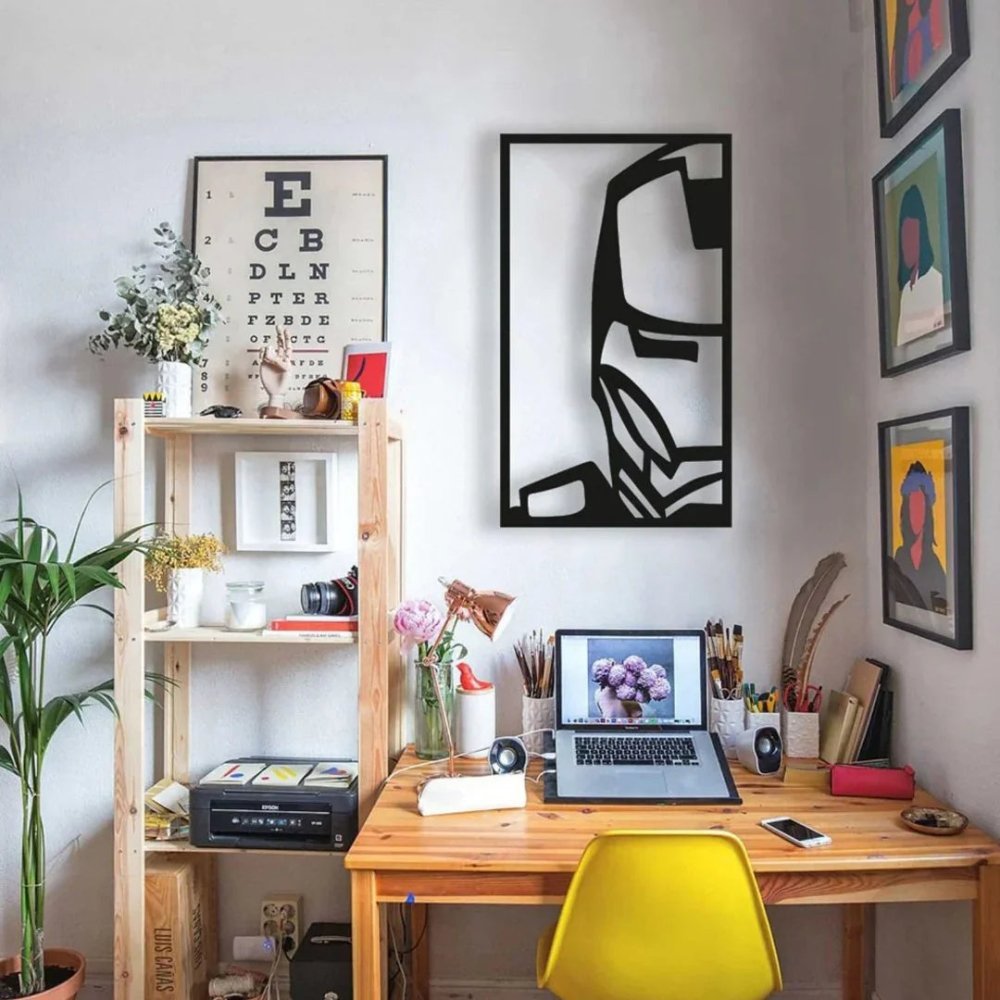 Iron Man Metal Wall Decor - myhomestore.com.pk