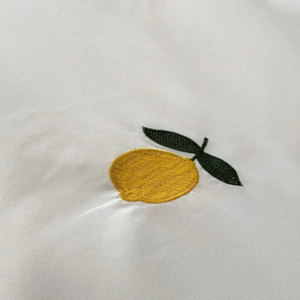 Lemon Embroidered Duvet Cover Set - myhomestore.com.pk
