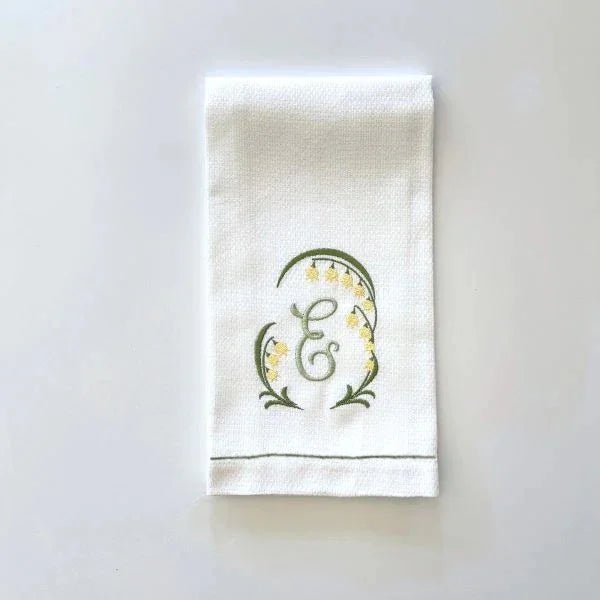 Lily Of The Valley Signature Monogramme Napkin - myhomestore.com.pk