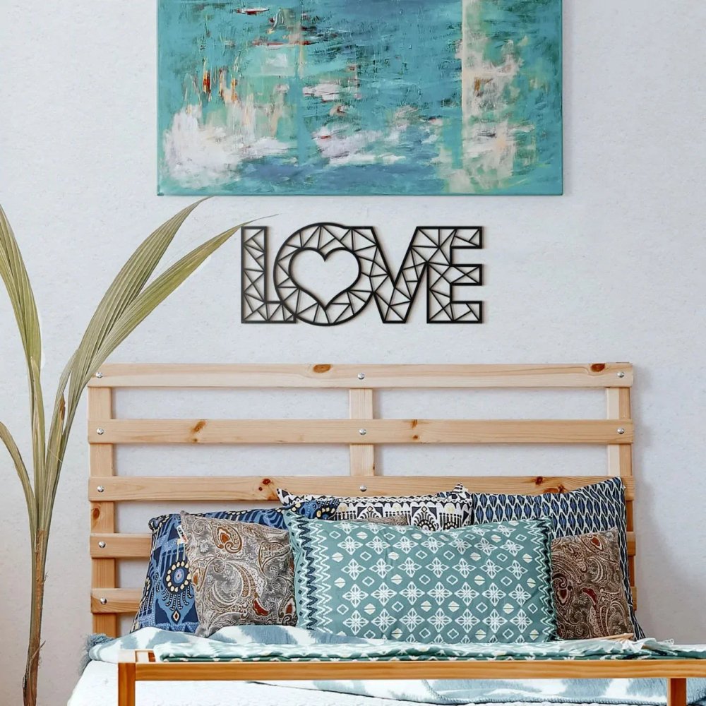 Love word Metal Wall Decor - myhomestore.com.pk