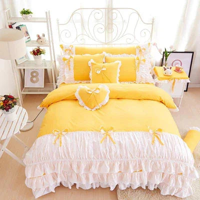 Luxury Elegant Bridal Bedding Duvet Set with Filling - myhomestore.com.pk