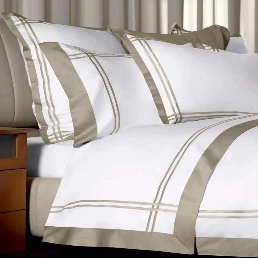 Luxury Lines Satin Ribbon Duvet Set - myhomestore.com.pk