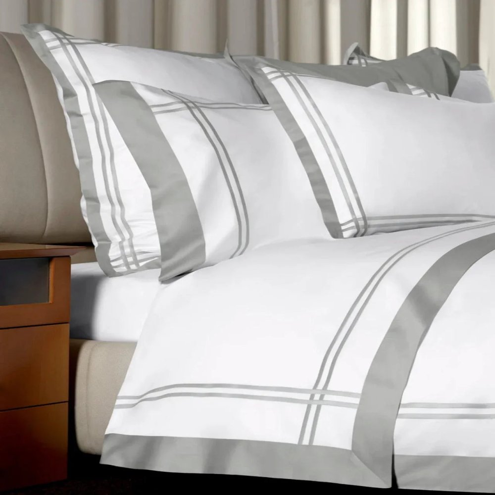 Luxury Lines Satin Ribbon Duvet Set - myhomestore.com.pk