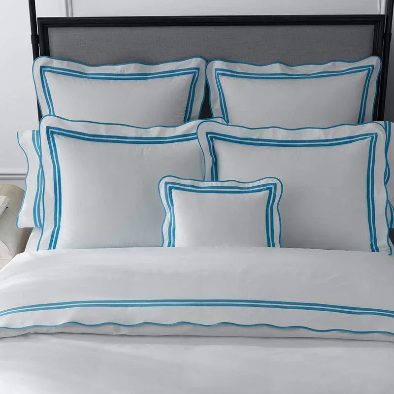 Luxury Lines with Ribbon Duvet Set - myhomestore.com.pk