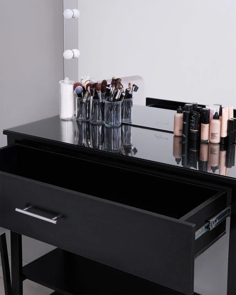 MAKE - UP TABLE FOR MAKE - UP ARTIST BLACK - myhomestore.com.pk