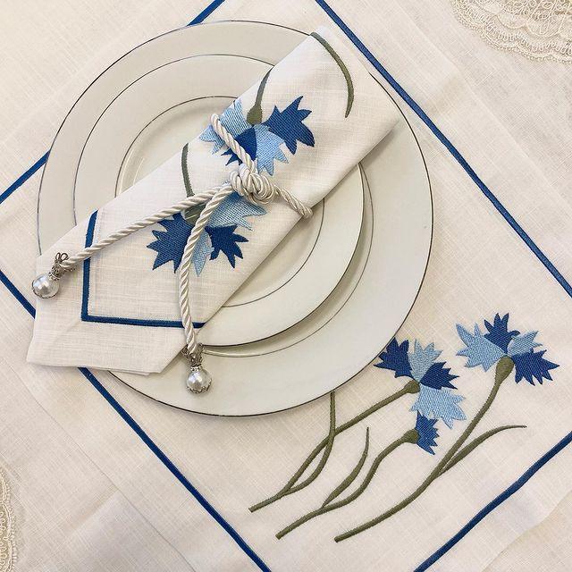 Embroidered Table Mats (Pack Of 6) - myhomestore.com.pk