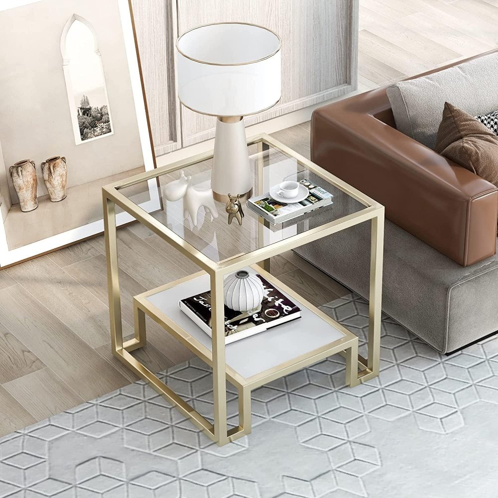 Minimalist Design Living Room Golden End Table - myhomestore.com.pk