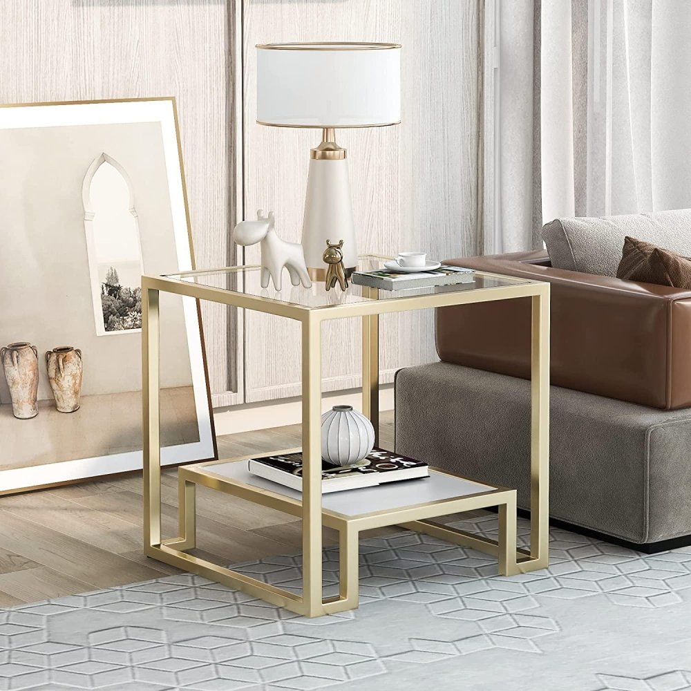 Minimalist Design Living Room Golden End Table - myhomestore.com.pk