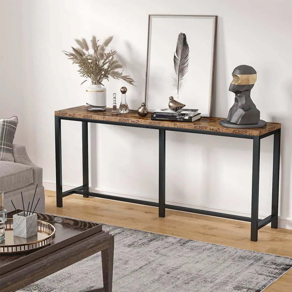 Modern Extra Long Narrow Console Sofa Table - myhomestore.com.pk