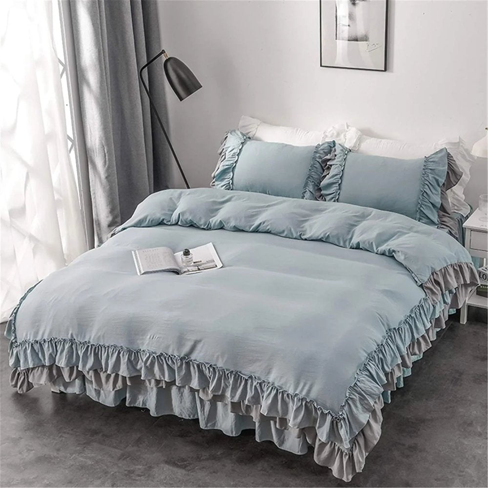 New Bottom Ruffled Set Duvet - myhomestore.com.pk