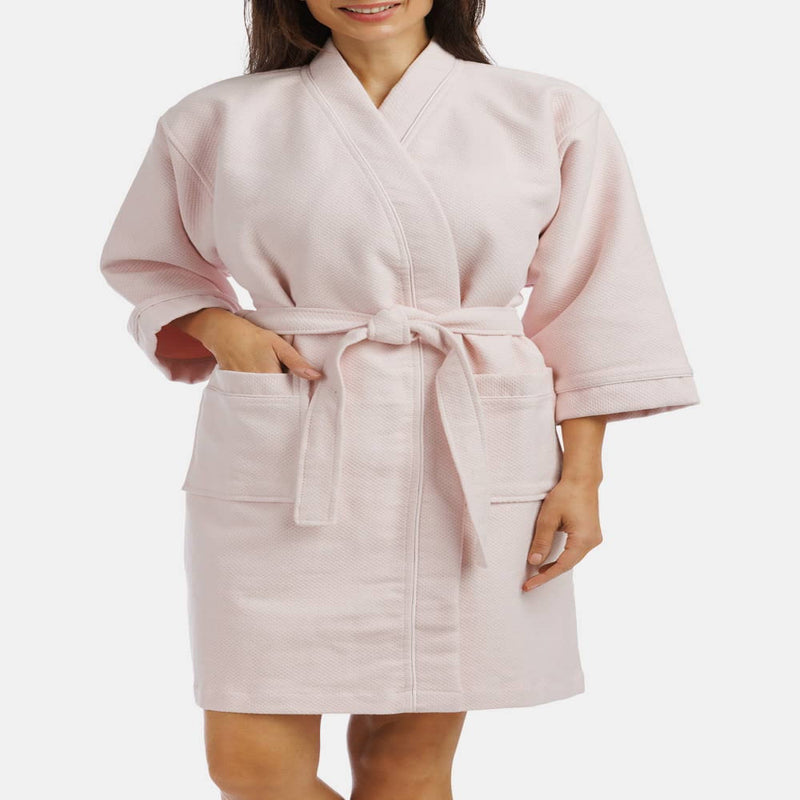 Spa Robe with Quilted Design Bath Robe