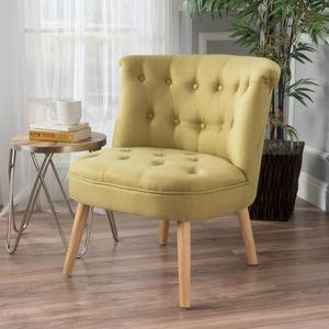 Plush Modern Tufted Accent Chair (One) - myhomestore.com.pk
