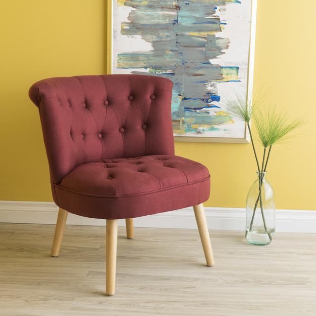 Plush Modern Tufted Accent Chair (One) - myhomestore.com.pk