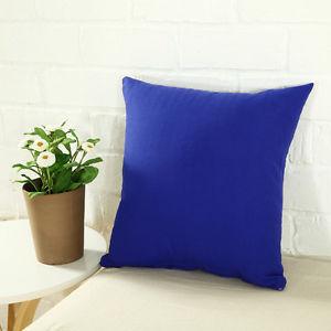 Cotton Cushion Cover (Royal Blue)