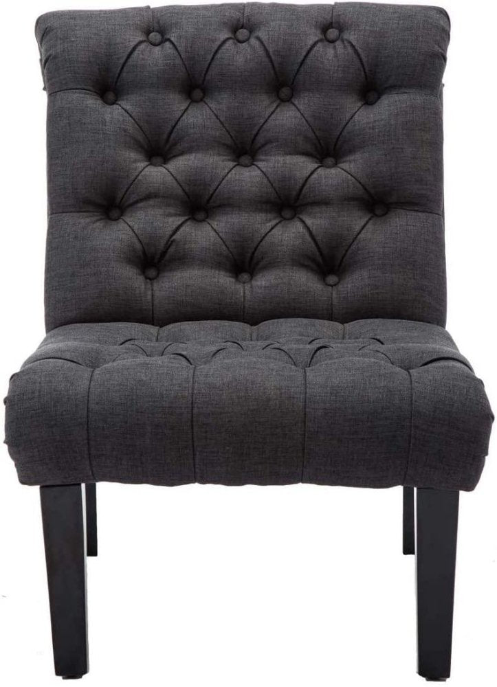 Set Of 2 Bedroom Armless Chairs Accent Lounge Chair - myhomestore.com.pk