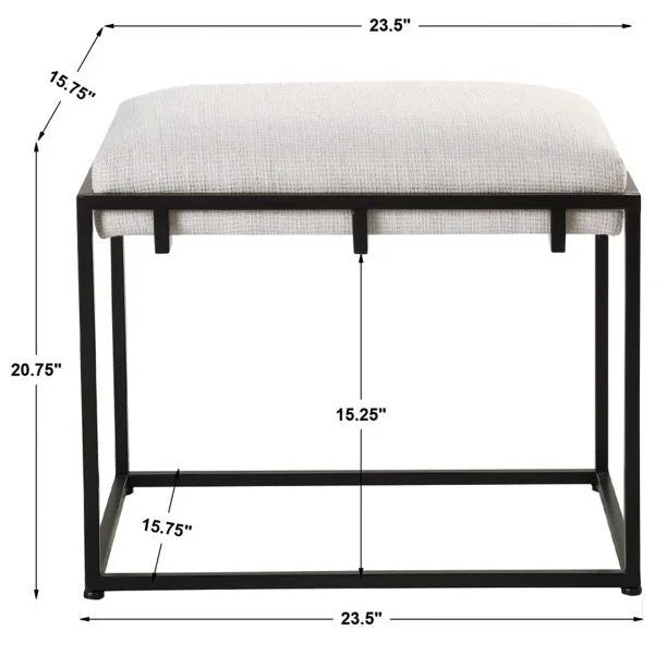 Small Upholstered Bench for Living Room & Bedroom - myhomestore.com.pk