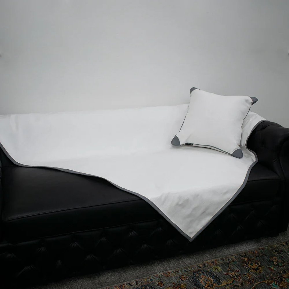 Sofa Throw ( White ) - myhomestore.com.pk