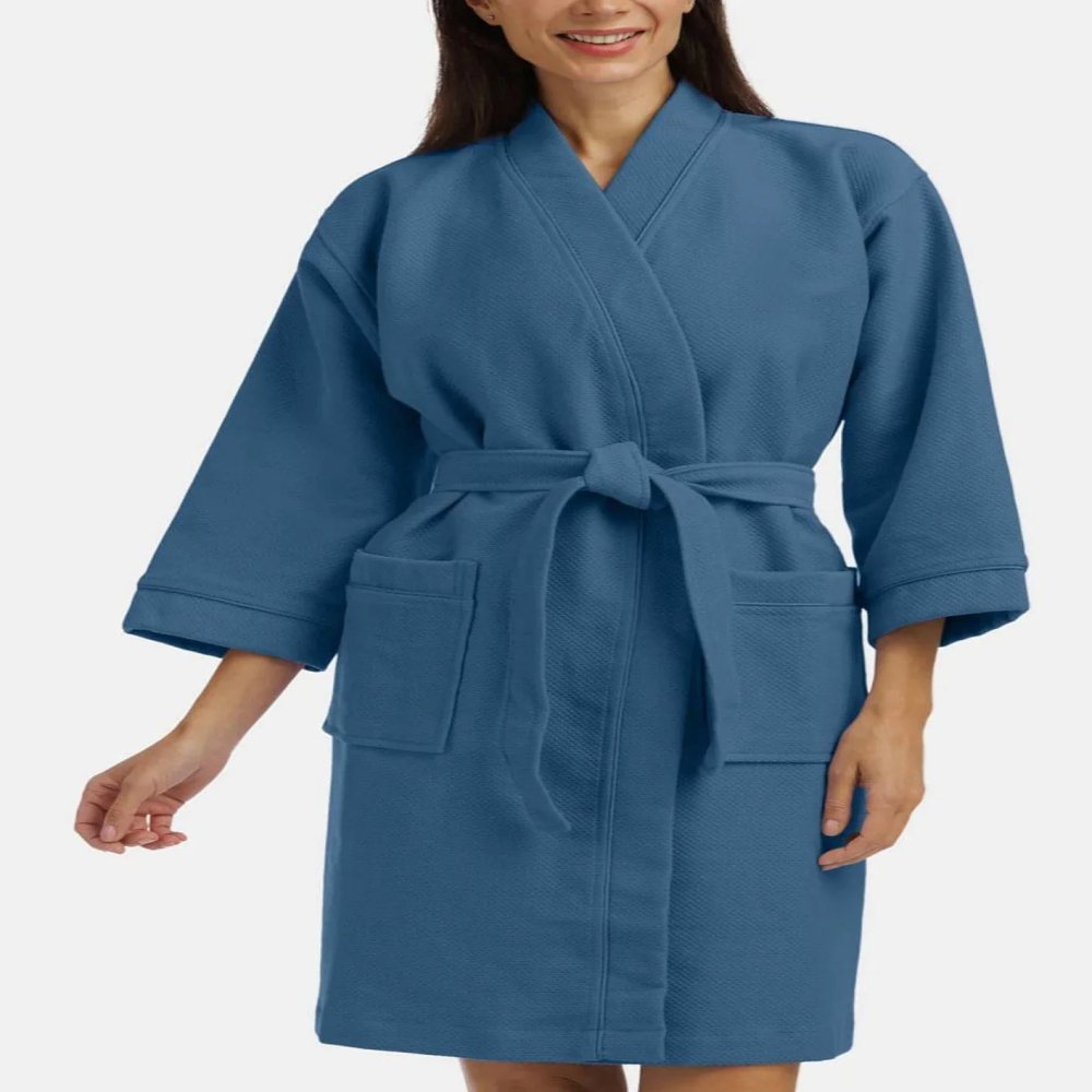 Spa Robe with Quilted Design Bath Robe - myhomestore.com.pk